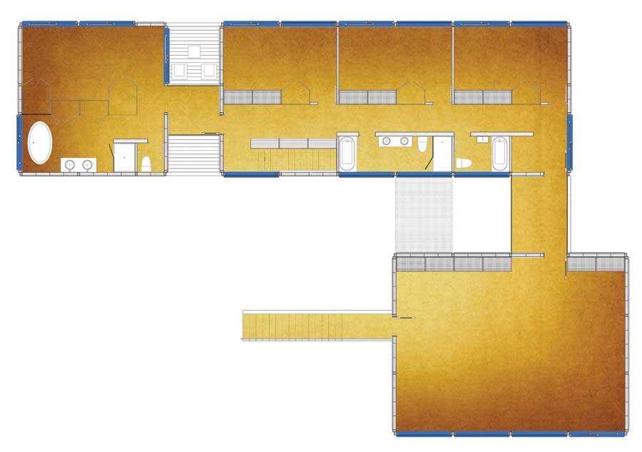 Th Grants' FlatPak home second floor plans
